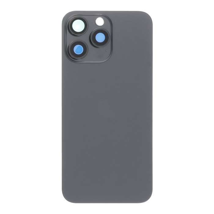Battery Door + Back Camera Lens and Bezel with Magnetism Ring+Metal Plate for iPhone 15 Pro Max B...