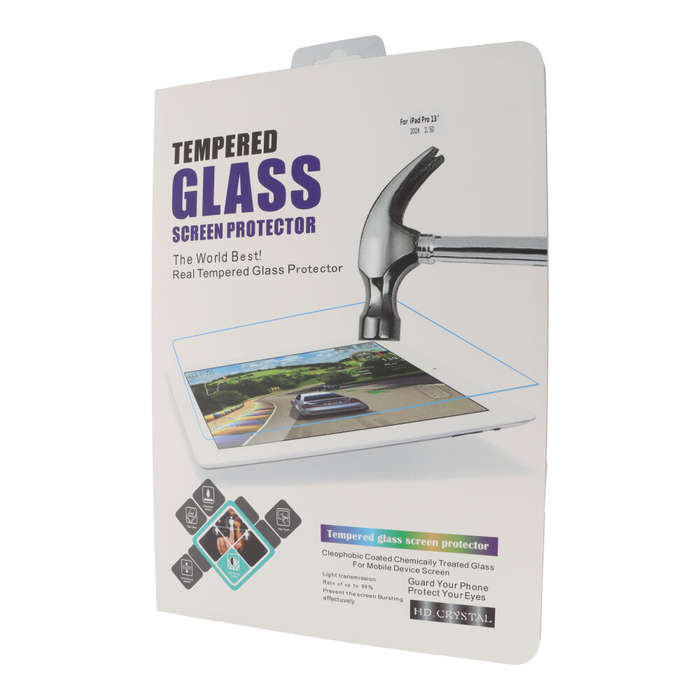 Tempered Glass Screen Protector for iPad Pro 13 2024(7th) Transparent