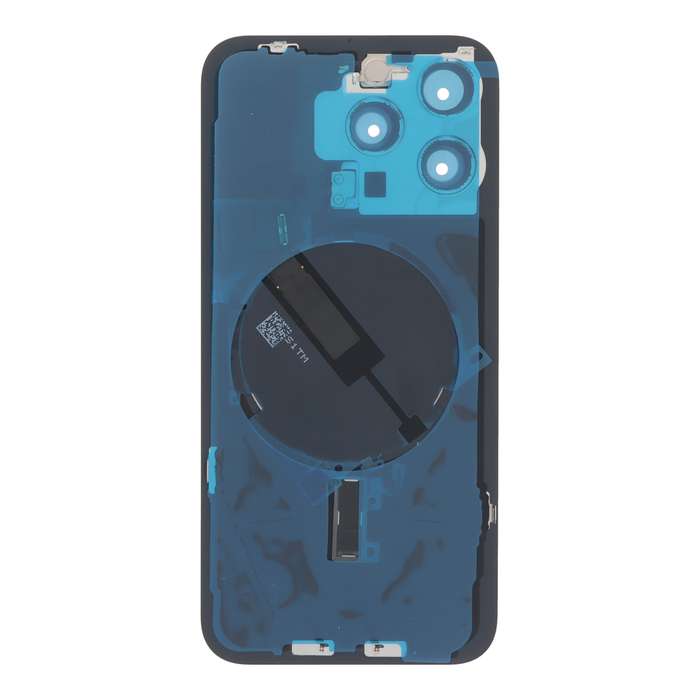 Battery Door + Back Camera Lens and Bezel with Magnetism Ring+Metal Plate+Wireless Charger Chip+F...