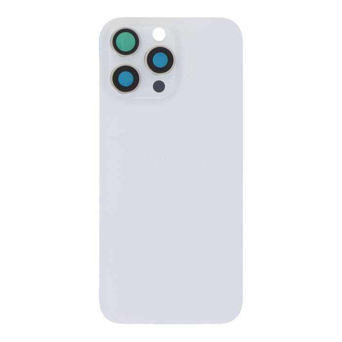 Battery Door + Back Camera Lens and Bezel with Magnetism Ring+Metal Plate for iPhone 16 Pro Max W...
