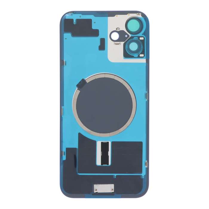 Battery Door + Back Camera Lens and Bezel with Magnetism Ring+Metal Plate for iPhone 16 Plus Ultr...