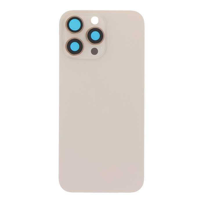 Battery Door + Back Camera Lens and Bezel with Magnetism Ring+Metal Plate for iPhone 16 Pro Max D...