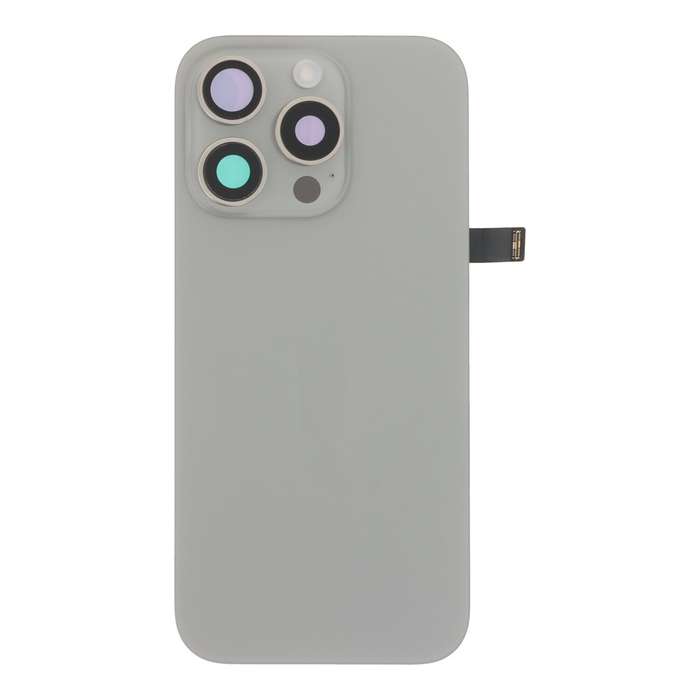 Battery Door + Back Camera Lens and Bezel with Magnetism Ring+Metal Plate+Wireless Charger Chip+F...