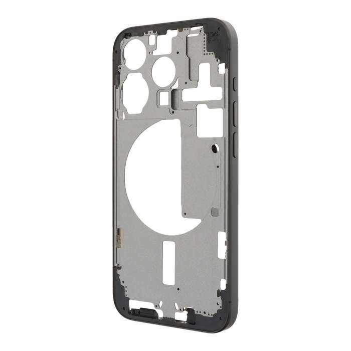 Middle Frame with Side Buttons + SIM Card Tray for iPhone 15 Pro A2848 USA Version Black Titanium...