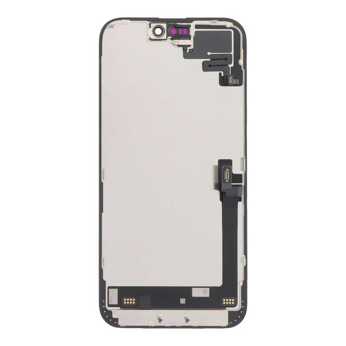 Screen Replacement with Proximity Light Sensor Flex Cable for iPhone 16 Plus Diagnosable Black Ori