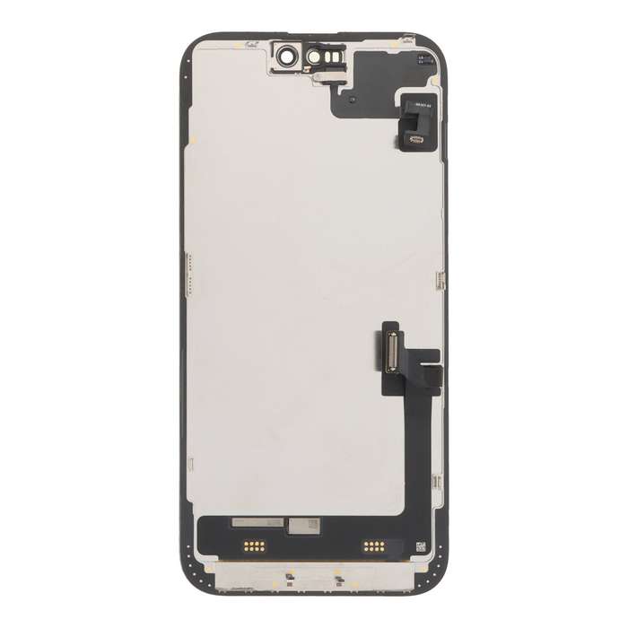 Screen Replacement with Proximity Light Sensor Flex Cable for iPhone 15 Plus Diagnosable Black OEM R