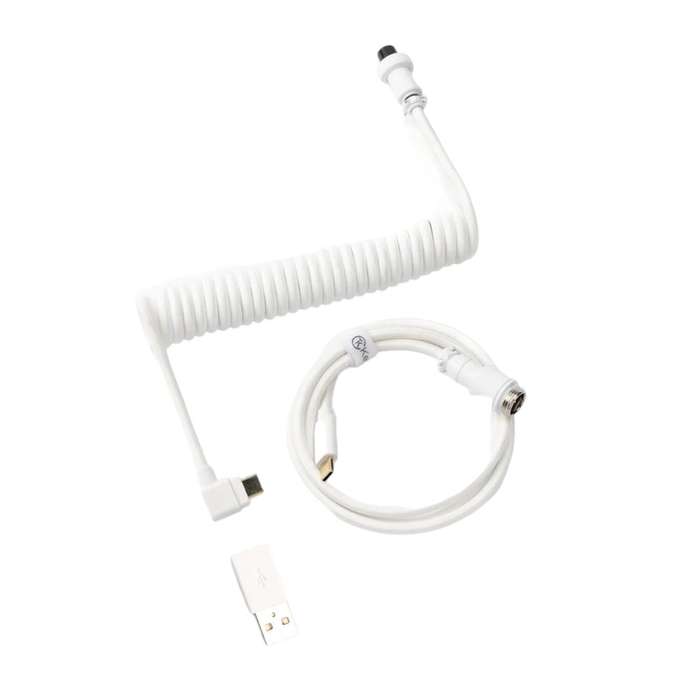 Keychron Coiled Aviator White Cable