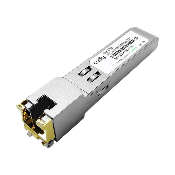 Cudy SFP to RJ45 Gigabit Ethernet Module | SM220
