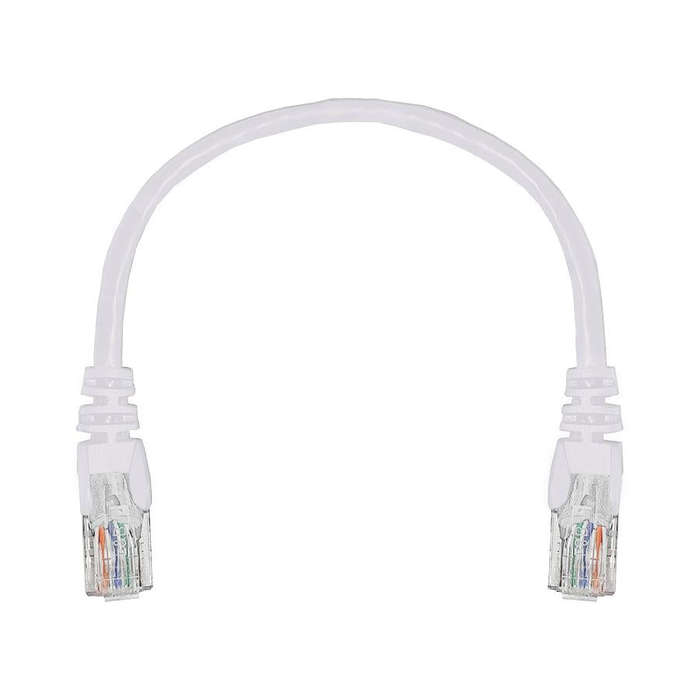 Linkbasic 22cm UTP Cat5e Flylead White