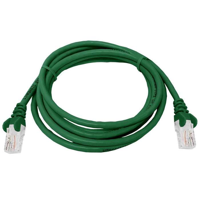 Linkbasic 2 Metre UTP Cat5e Flylead Green