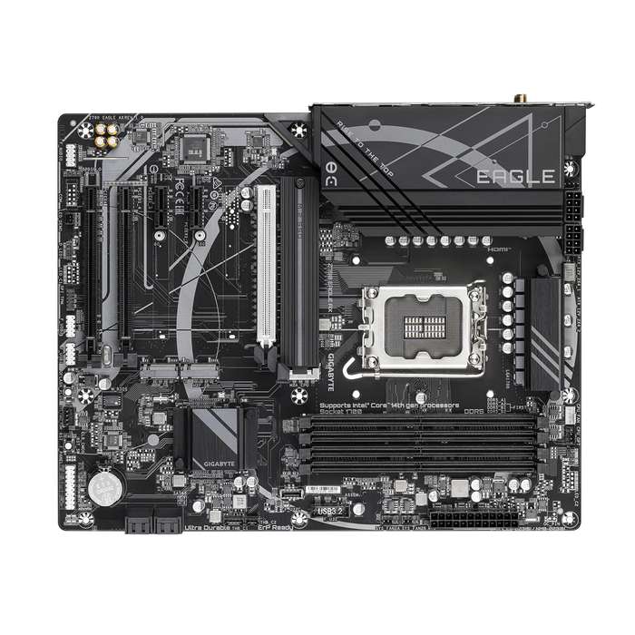 GIGABYTE Intel® Z790 Chipset for LGA 1700; 4x DDR5; 3x M2; HDMI; DP; ATX.