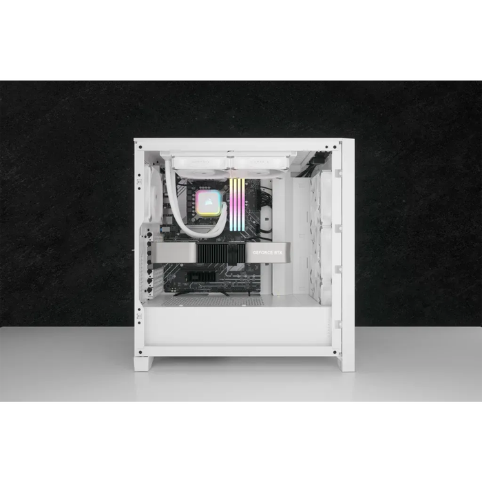 Corsair iCUE H100i ELITE RGB 240mm Liquid CPU Cooler - White AMD: AM5; AM4; sTRX4; sTR5 | Intel L...