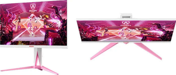AOC AG275QXR AGON PINK Gaming Monitor|27 inch|IPS FHD 165Hz|1ms|HDMI DP|VESA|Flicker Free;| FreeS...