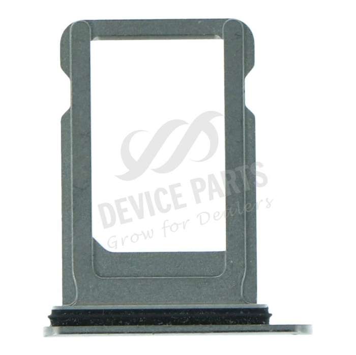 SIM Card Tray With Waterproof Rubber Ring for iPhone XS Single Card Version White Ori