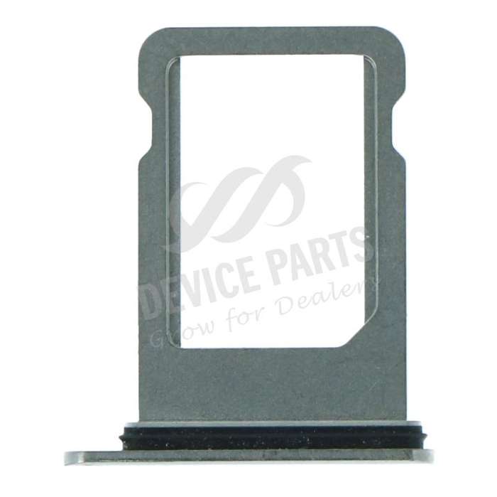 SIM Card Tray With Waterproof Rubber Ring for iPhone XS Single Card Version White Ori