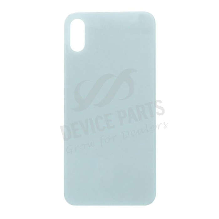 Battery Door with Adhesive for iPhone XS European & Small Hole Version White OEM