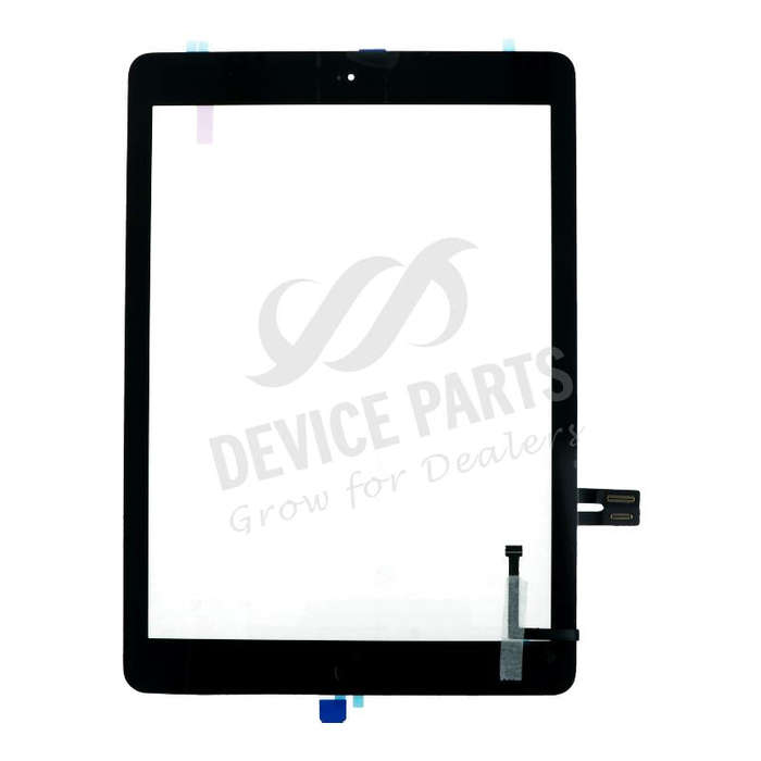 Touch Screen + Touch Screen Adhesive with Fingerprint Sensor Flex Cable for iPad 9.7 2018(iPad 6t...