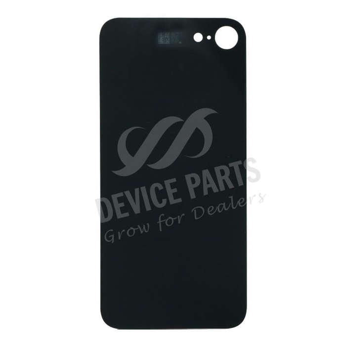 Battery Door with Adhesive for iPhone SE 2020/SE 2022 EU & Large Hole Version Black OEM