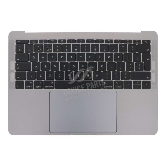 Keyboard With C Shell and Touch Board for MacBook Pro 13.3" A1708 UK Version 2016-2017 Gray Ori