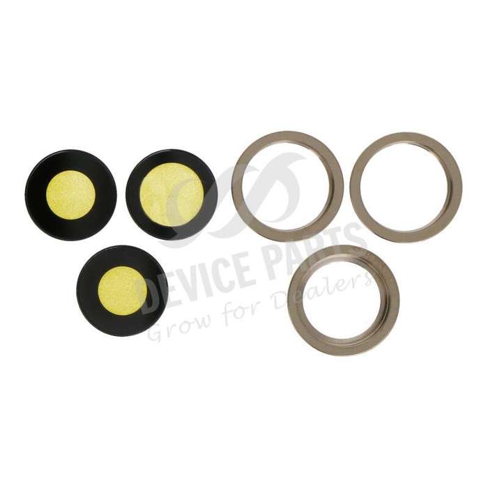 Back Camera Lens and Bezel for iPhone 12 Pro Gold Ori 6pcs in one set