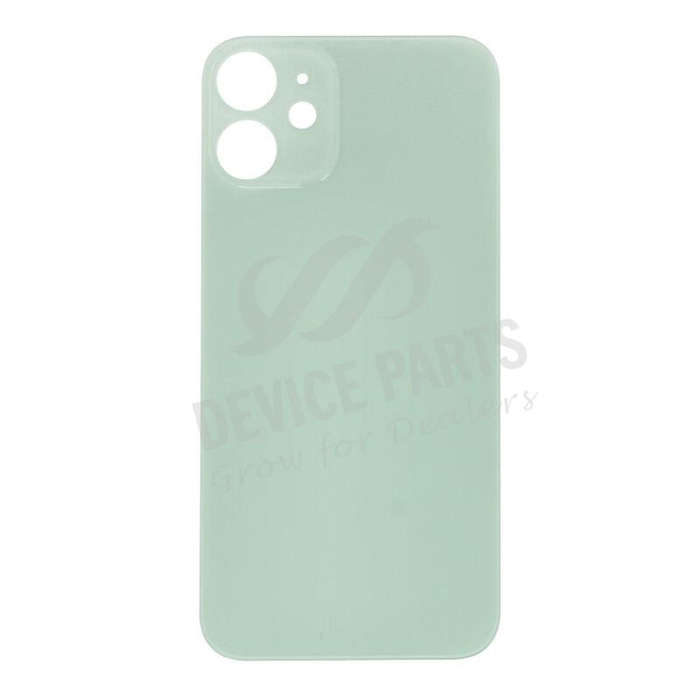 Battery Door with Adhesive for iPhone 12 Mini Large Hole Green OEM