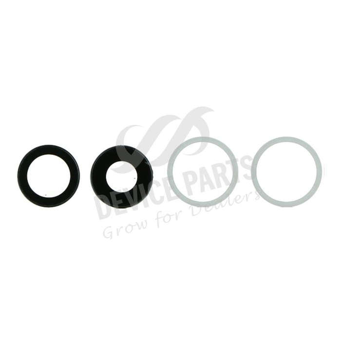 Back Camera Lens and Bezel for iPhone 12/12 Mini White Ori 2pcs in one set
