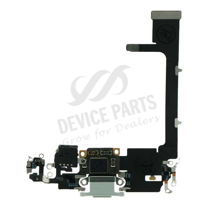 Charging Port Flex Cable with Board for iPhone 11 Pro White Ori R