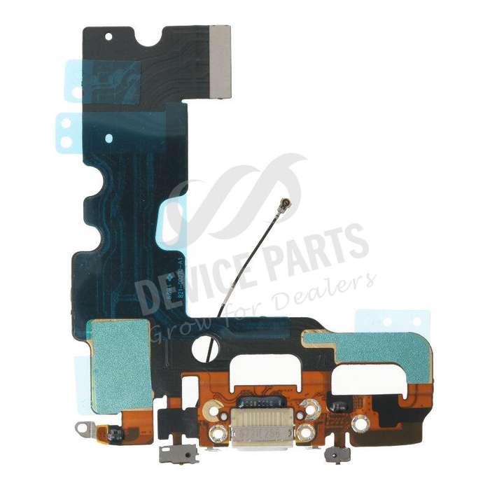 Charging Port Flex Cable for iPhone 7 White without Logo OEM