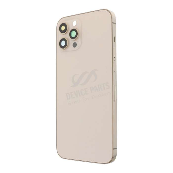Middle Frame + Battery Door + Back Camera Lens and Bezel + Side Buttons + SIM Card Tray with Magn...