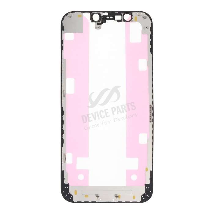 Touch Screen Frame with Adhesive for iPhone 12 Mini Black OEM