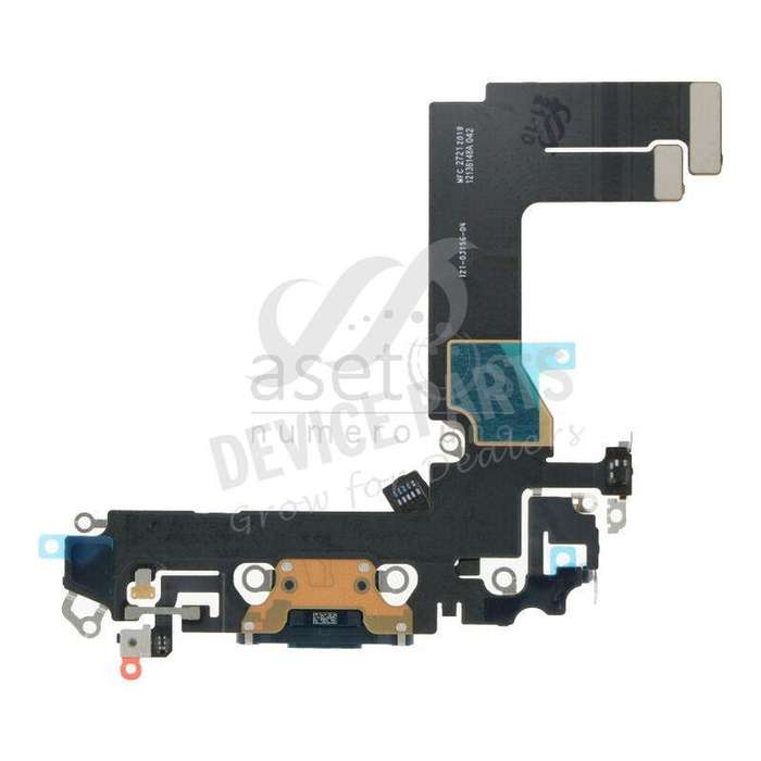 Charging Port Flex Cable for iPhone 13 Mini 5.4" Black Ori