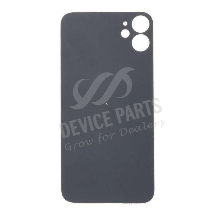 Battery Door with Adhesive for iPhone 11 Large Hole White without Logo OEM