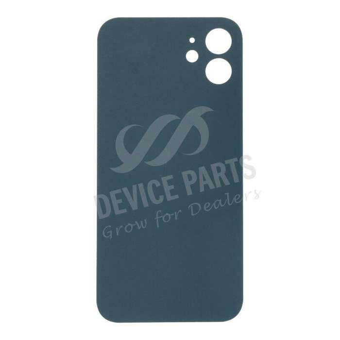 Battery Door with Adhesive for iPhone 12 Large Hole Green without Logo OEM
