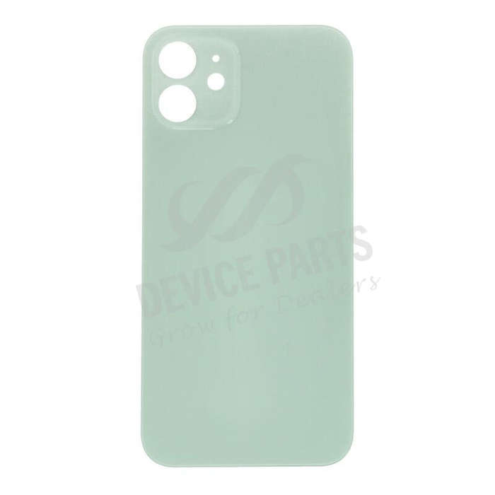 Battery Door with Adhesive for iPhone 12 Large Hole Green without Logo OEM