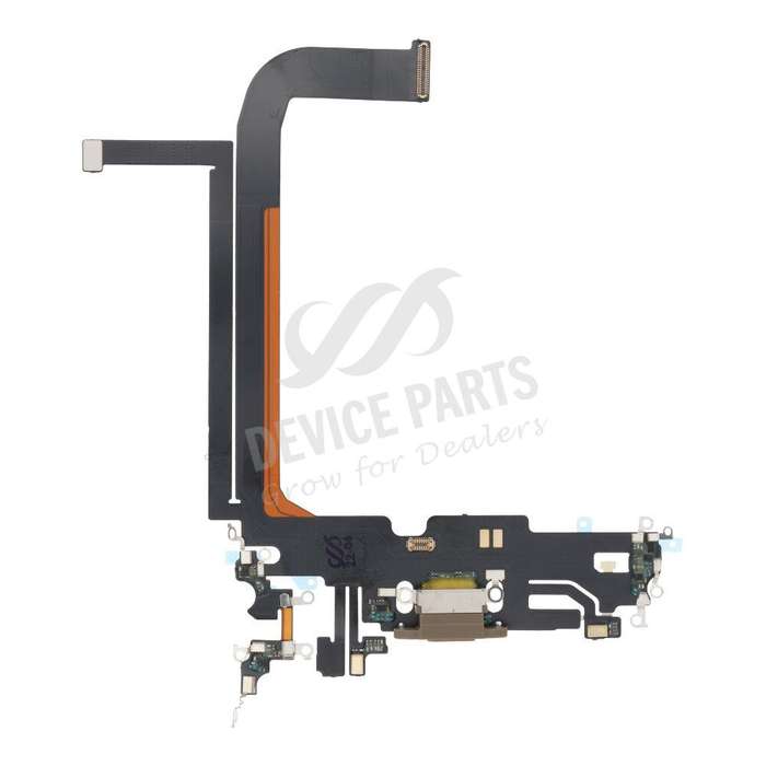 Charging Port Flex Cable for iPhone 13 Pro Max 6.7" Gold without Logo OEM