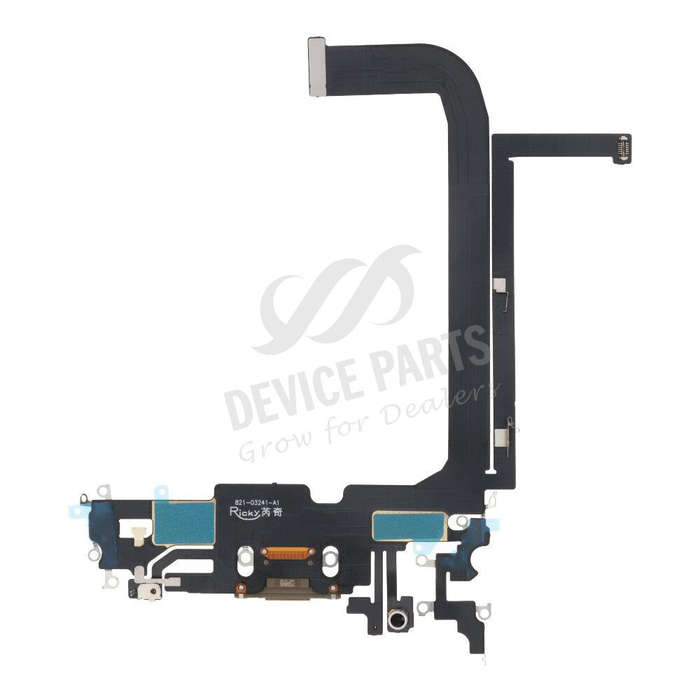 Charging Port Flex Cable for iPhone 13 Pro Max 6.7" Gold without Logo OEM
