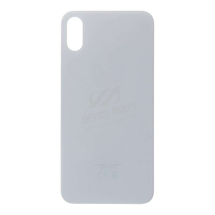 Battery Door with Adhesive for iPhone XS EU & Large Hole Version White HQ