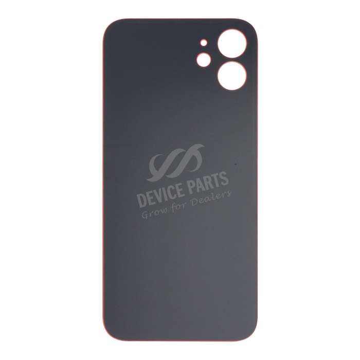 Battery Door with Adhesive for iPhone 12 Large Hole Red HQ