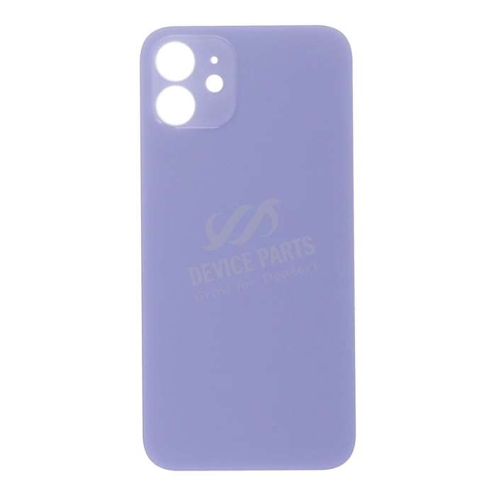 Battery Door with Adhesive for iPhone 12 Large Hole Purple HQ