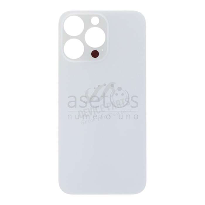 Battery Door with Adhesive for iPhone 13 Pro 6.1" Large Hole White HQ