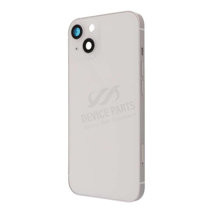 Middle Frame + Battery Door + Back Camera Lens and Bezel + Side Buttons + SIM Card Tray with Magn...