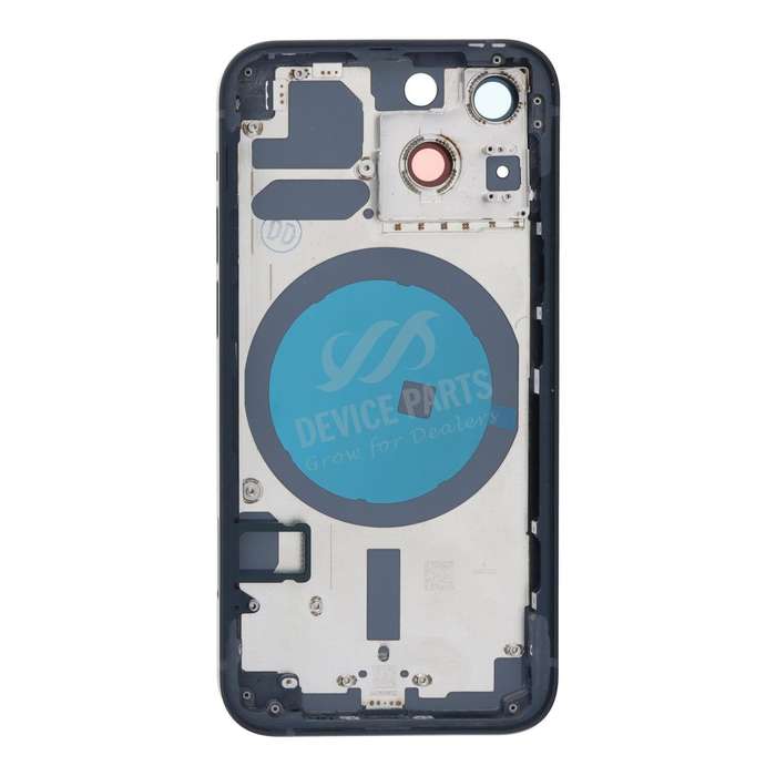 Middle Frame + Battery Door + Back Camera Lens and Bezel + Side Buttons + SIM Card Tray with Magn...