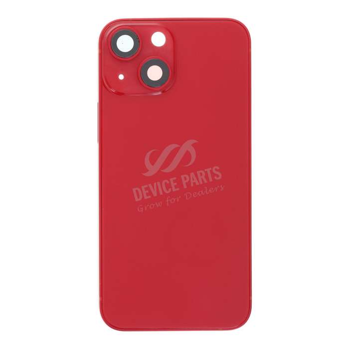 Middle Frame + Battery Door + Back Camera Lens and Bezel + Side Buttons + SIM Card Tray with Magn...
