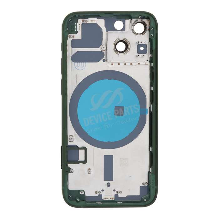 Middle Frame + Battery Door + Back Camera Lens and Bezel + Side Buttons + SIM Card Tray with Magn...