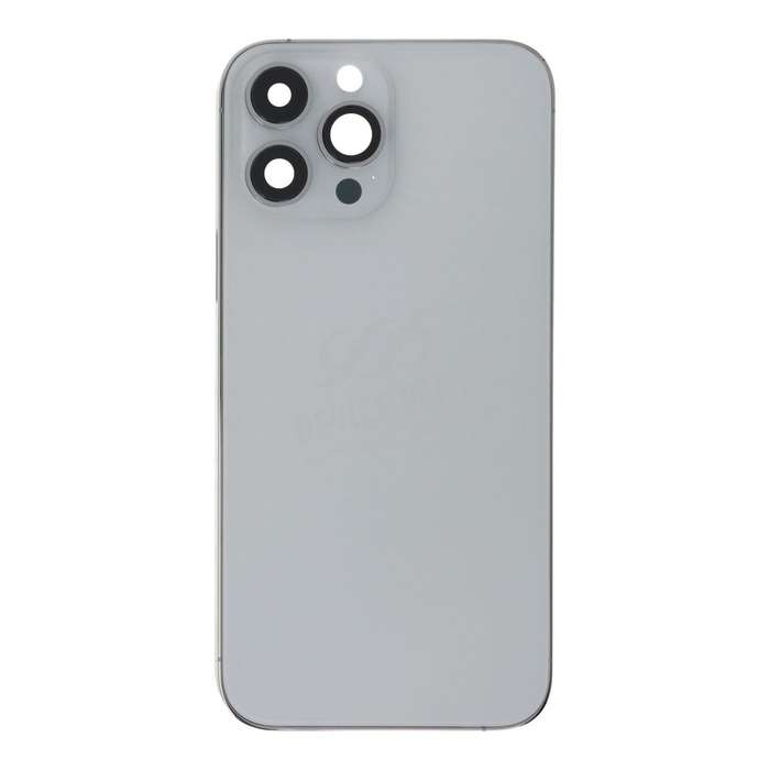 Middle Frame + Battery Door + Back Camera Lens and Bezel + Side Buttons + SIM Card Tray with Magn...