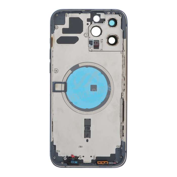 Middle Frame + Battery Door + Back Camera Lens and Bezel + Side Buttons + SIM Card Tray with Magn...