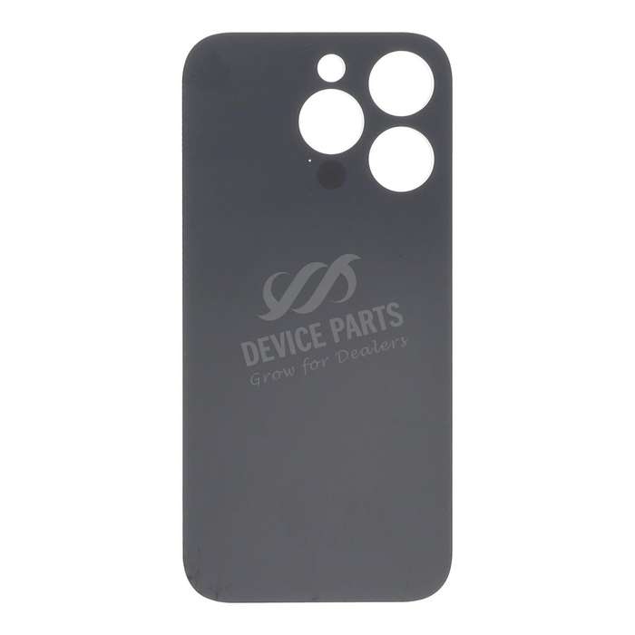 Battery Door with Adhesive for iPhone 14 Pro Small Hole Black OEM