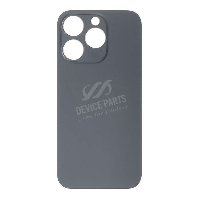 Battery Door with Adhesive for iPhone 14 Pro Small Hole Black OEM