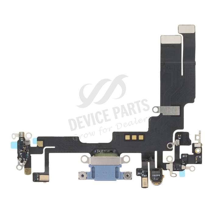 Charging Port Flex Cable for iPhone 14 Blue Ori