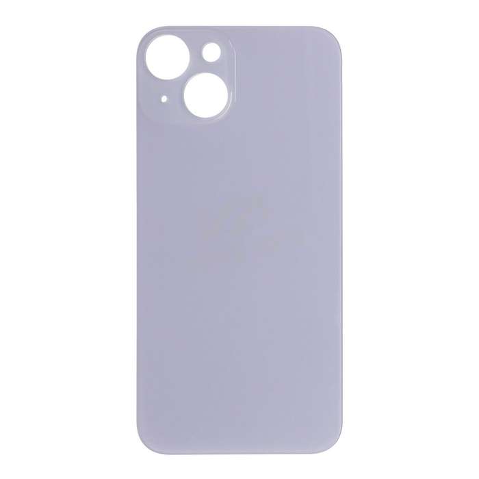 Battery Door with Adhesive for iPhone 14 Large Hole Purple OEM